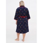 Халат Romeo Life XL,2XL,3XL,4XL,5XL  велюр 1125-03